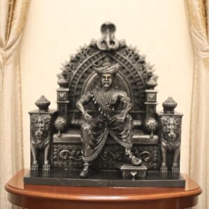 Khandoba Martanda Bhairava Idol Perfect for Office Table,Study Table,Car Dasboard and House Warming Color Sliver