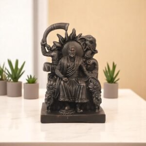 Chhatrapati Shivaji Maharaj Idol Seated on Throne