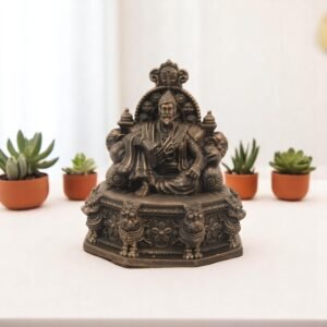 Shivaji Maharaja Sated on throne