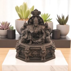 Chhatrapati Shivaji Maharaj Idol Seated on Throne