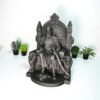 Chhatrapati Shivaji Maharaj Seated On Throne in Resin ''Silver'' Size 9